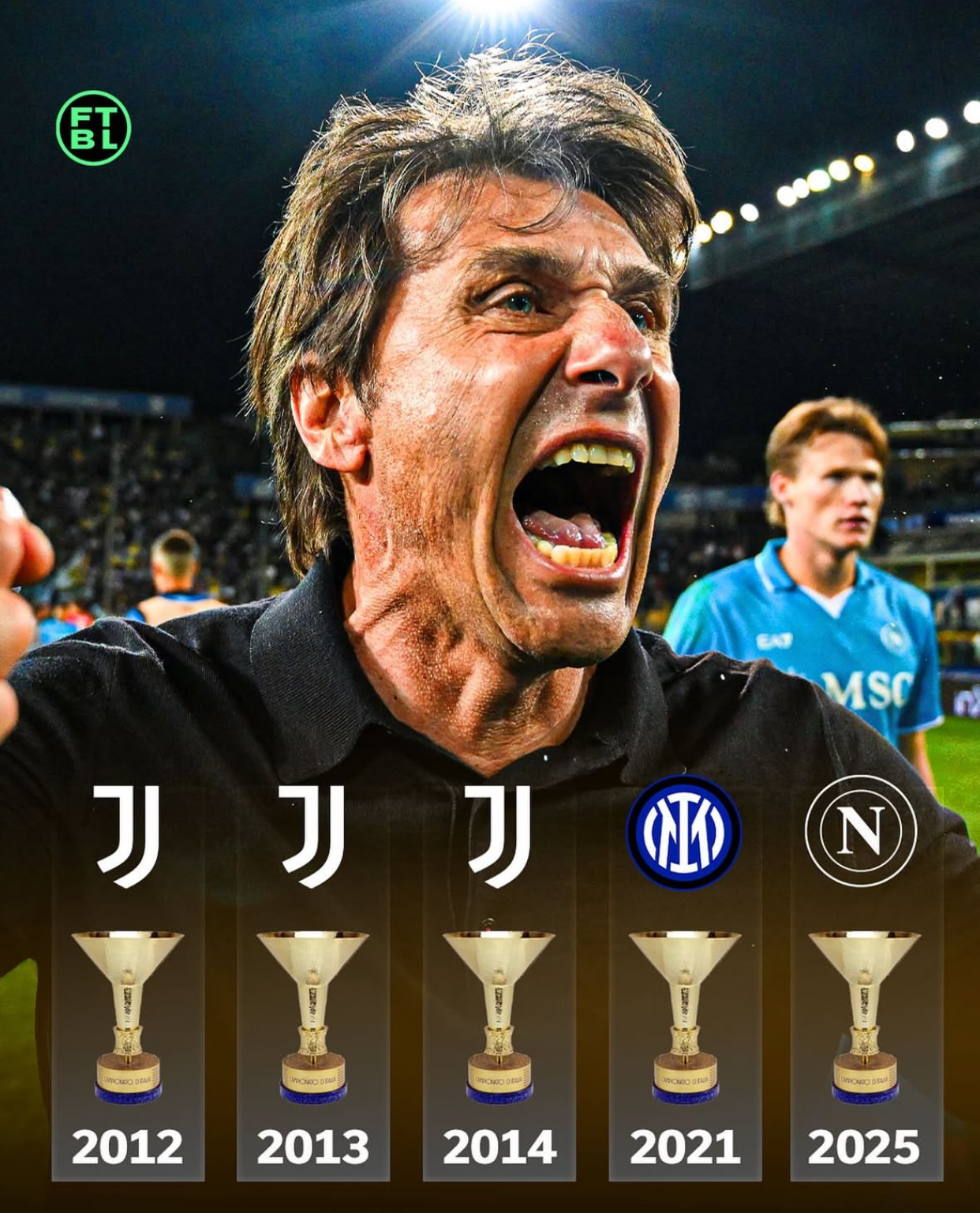 关于那不勒斯实力溢于言表意甲争夺紧要关头的信息