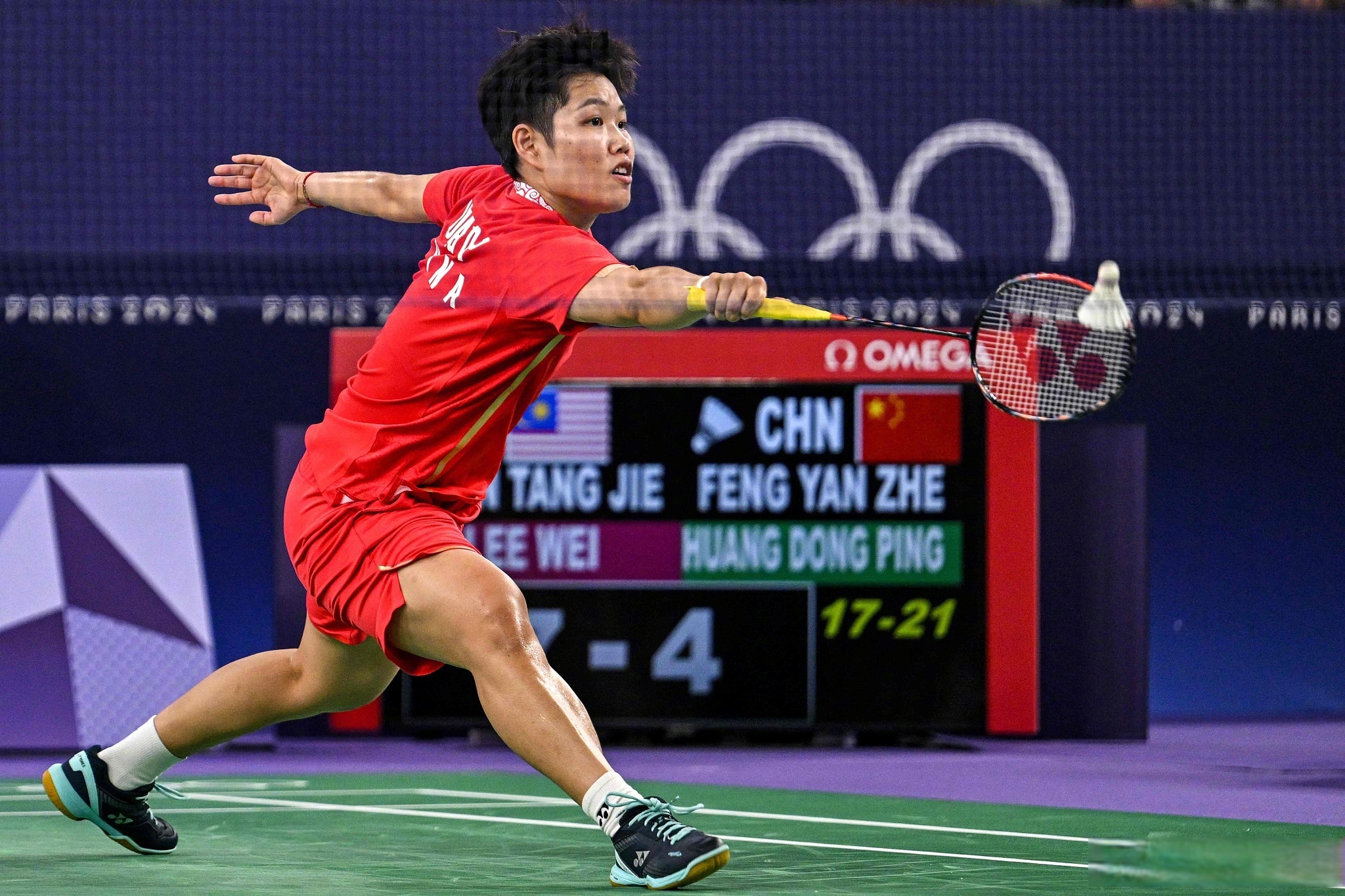 法国羽毛球队轻取韩国羽毛球队，马琳爆发神勇的简单介绍